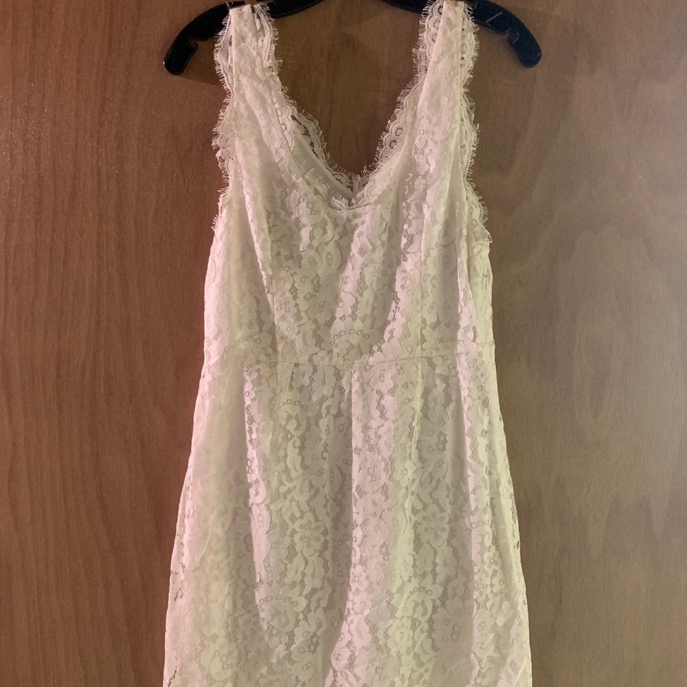 Joie White Lace Dress
